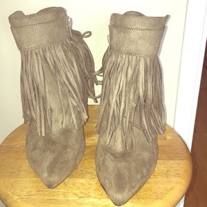Tassel booties